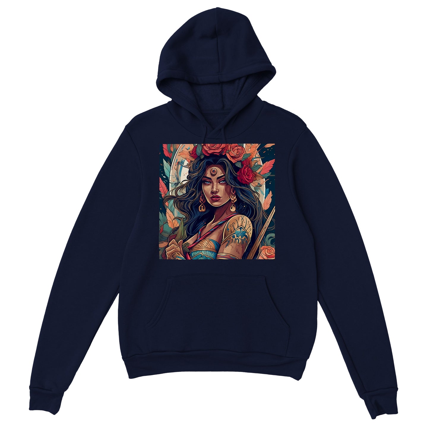 Goddess Warrior XOCHIL - Classic Unisex Pullover Hoodie