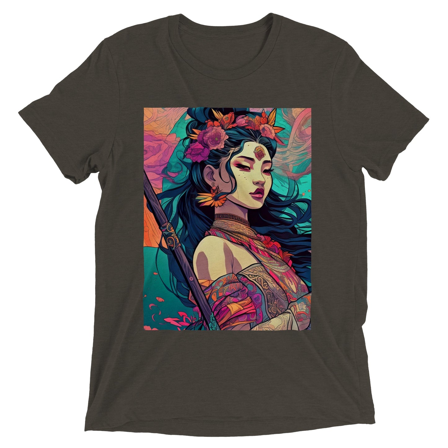 Goddess Warrior Lady Xian - Triblend Unisex Crewneck T-shirt