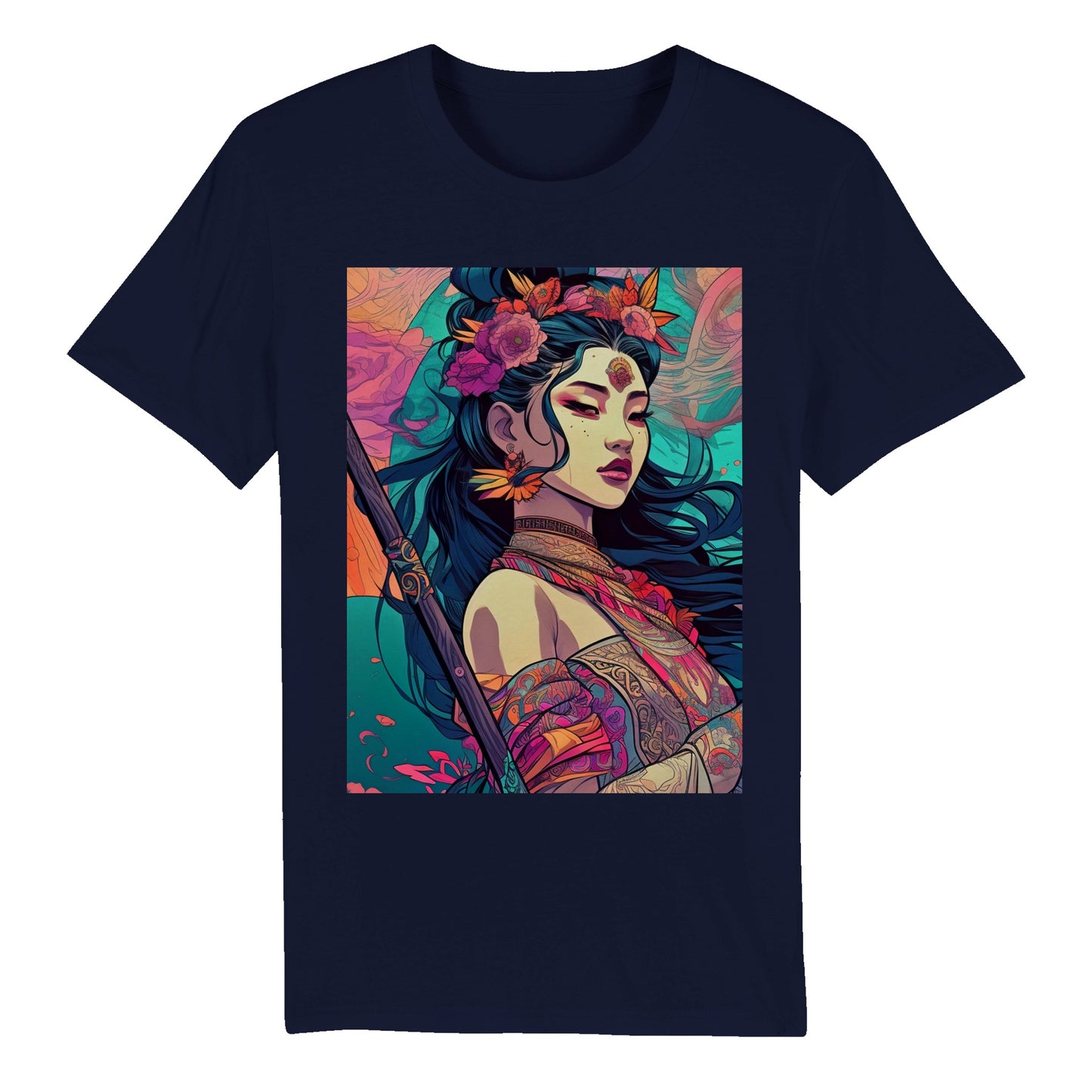 Goddess Warrior Lady Xian - Organic Unisex Crewneck T-shirt