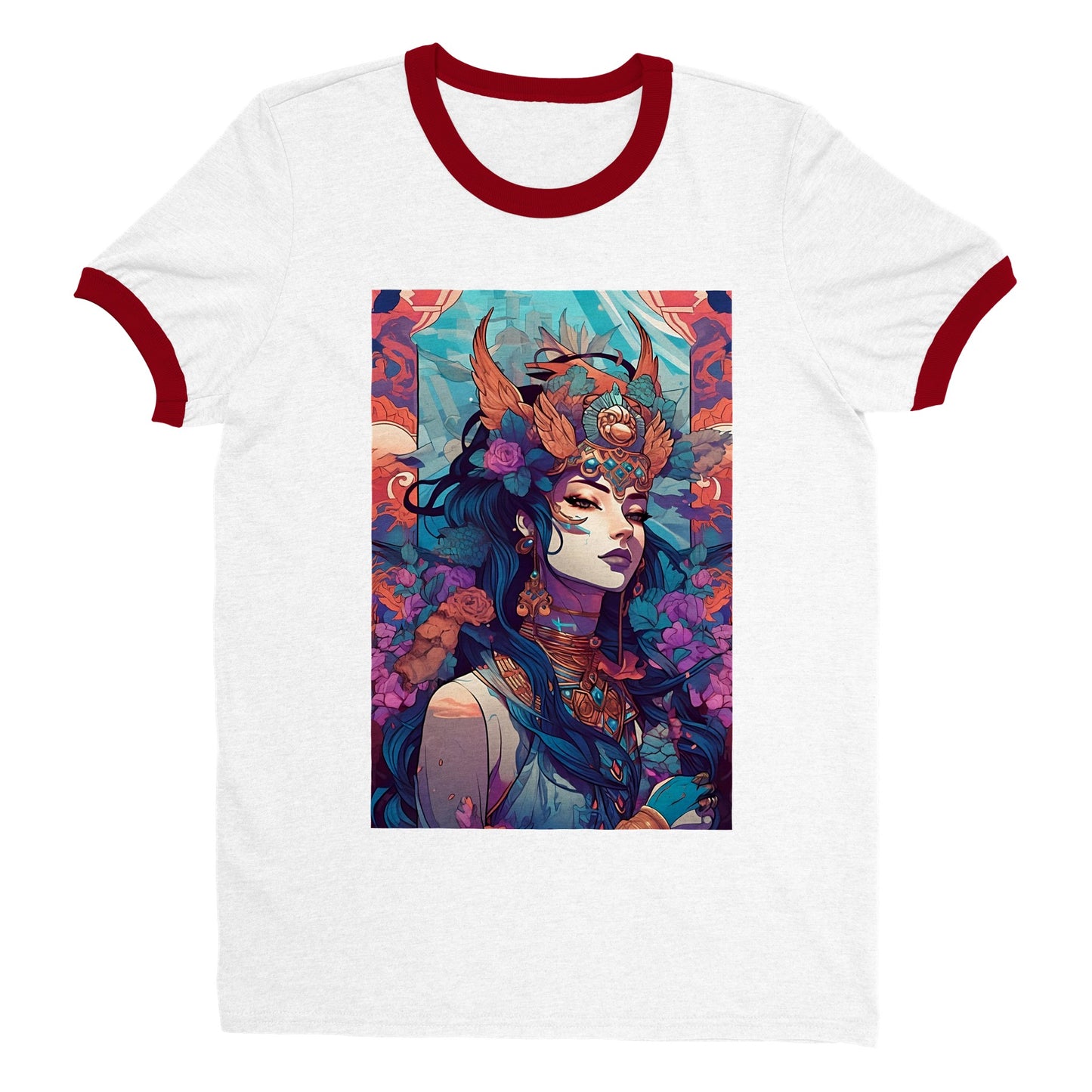 Goddess Warrior SHIVA - Unisex Ringer T-shirt
