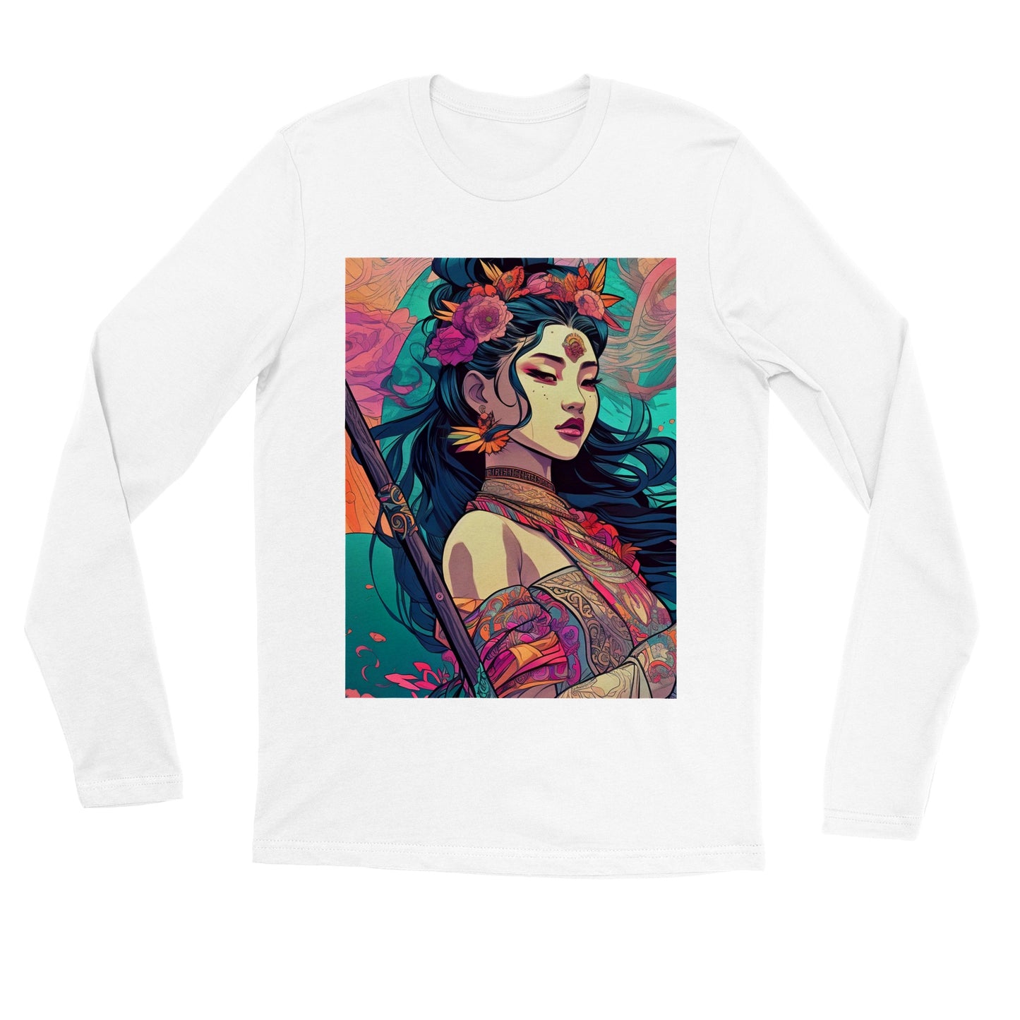 Goddess Warrior Lady Xian - Premium Unisex Longsleeve T-shirt