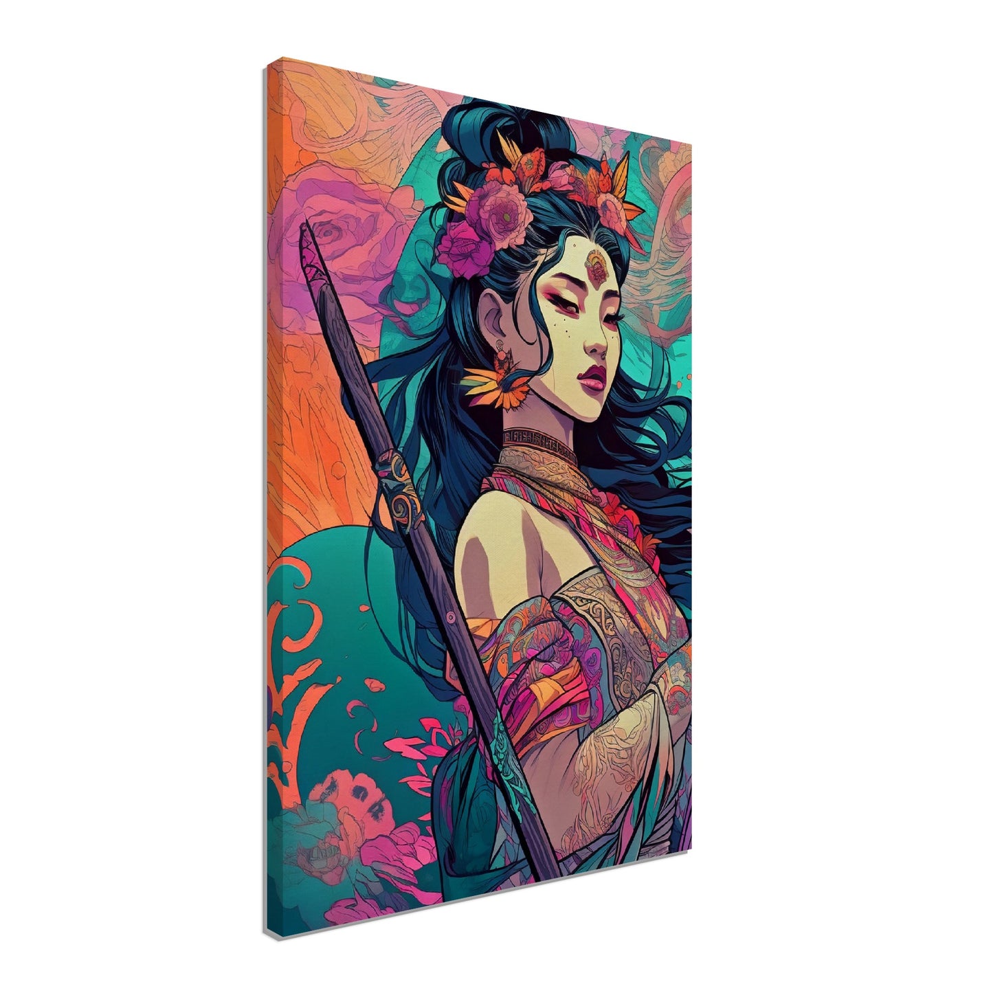 Goddess Warrior Lady Xian - Digital Wall Art