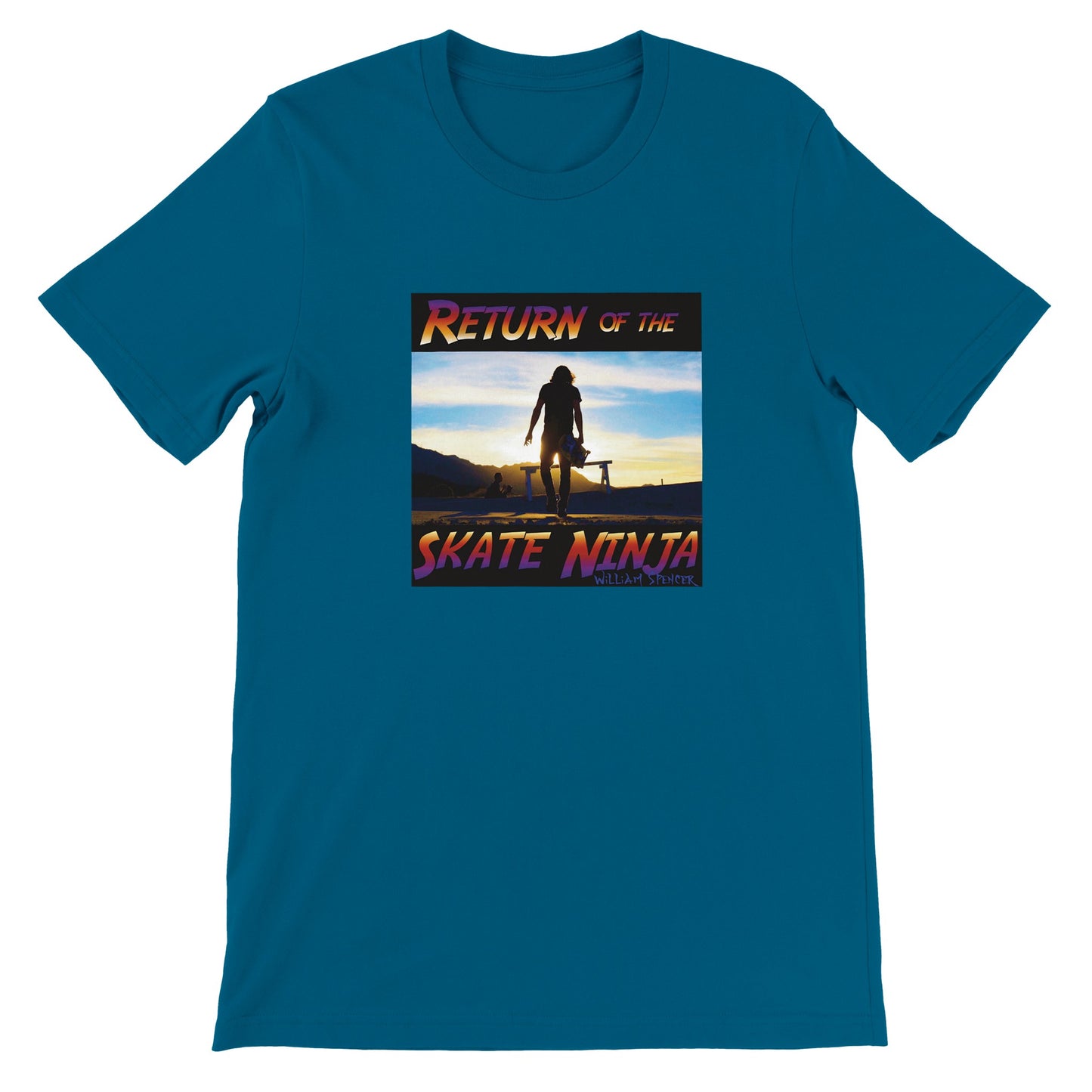 Return of the Skate Ninja - Premium Unisex Crewneck T-shirt