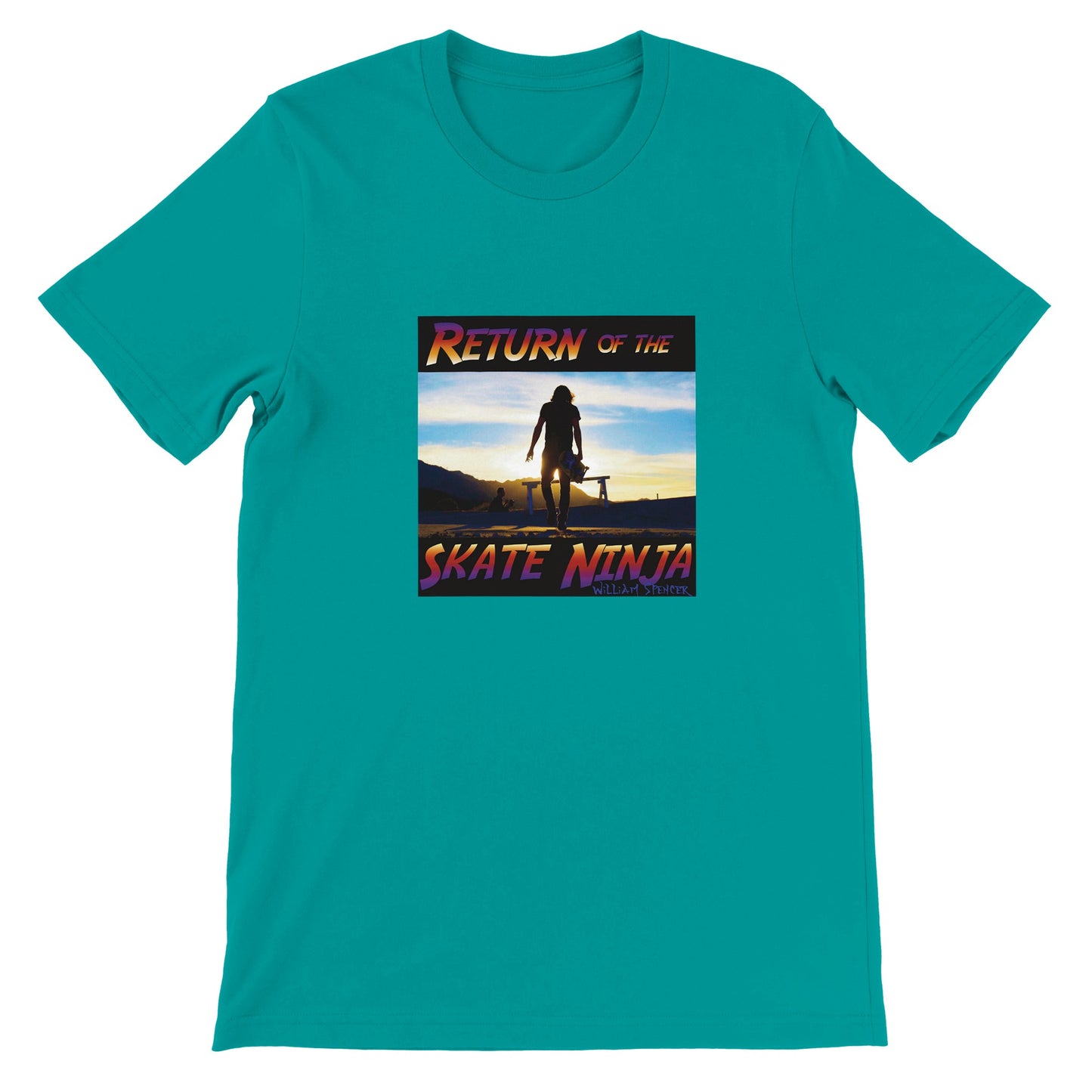 Return of the Skate Ninja - Premium Unisex Crewneck T-shirt