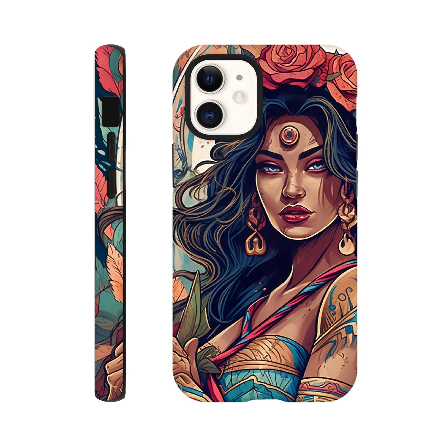 Goddess Warrior Xochil Iphone Case - Inspirational Art