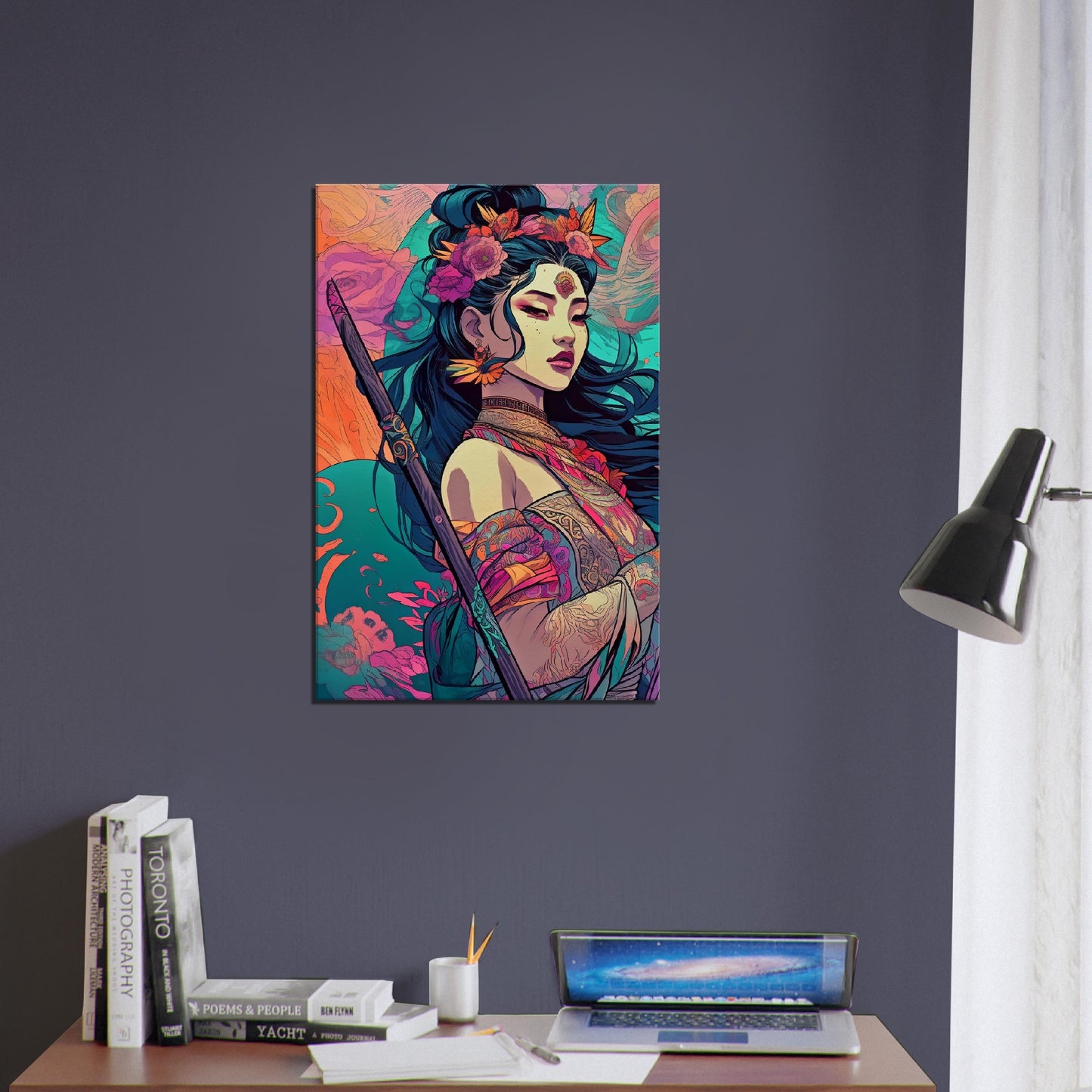 Goddess Warrior Lady Xian  - Digital Wall Art