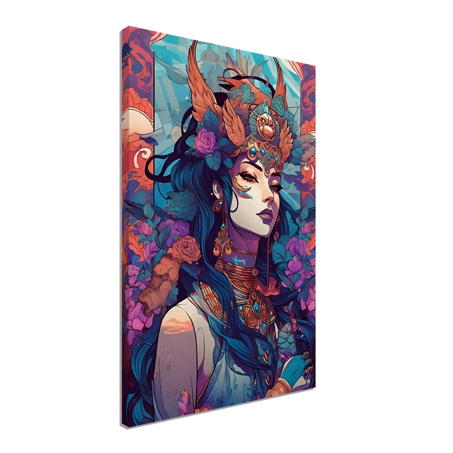 Goddess Warrior Shiva - Inspirational Canvas Wall Art