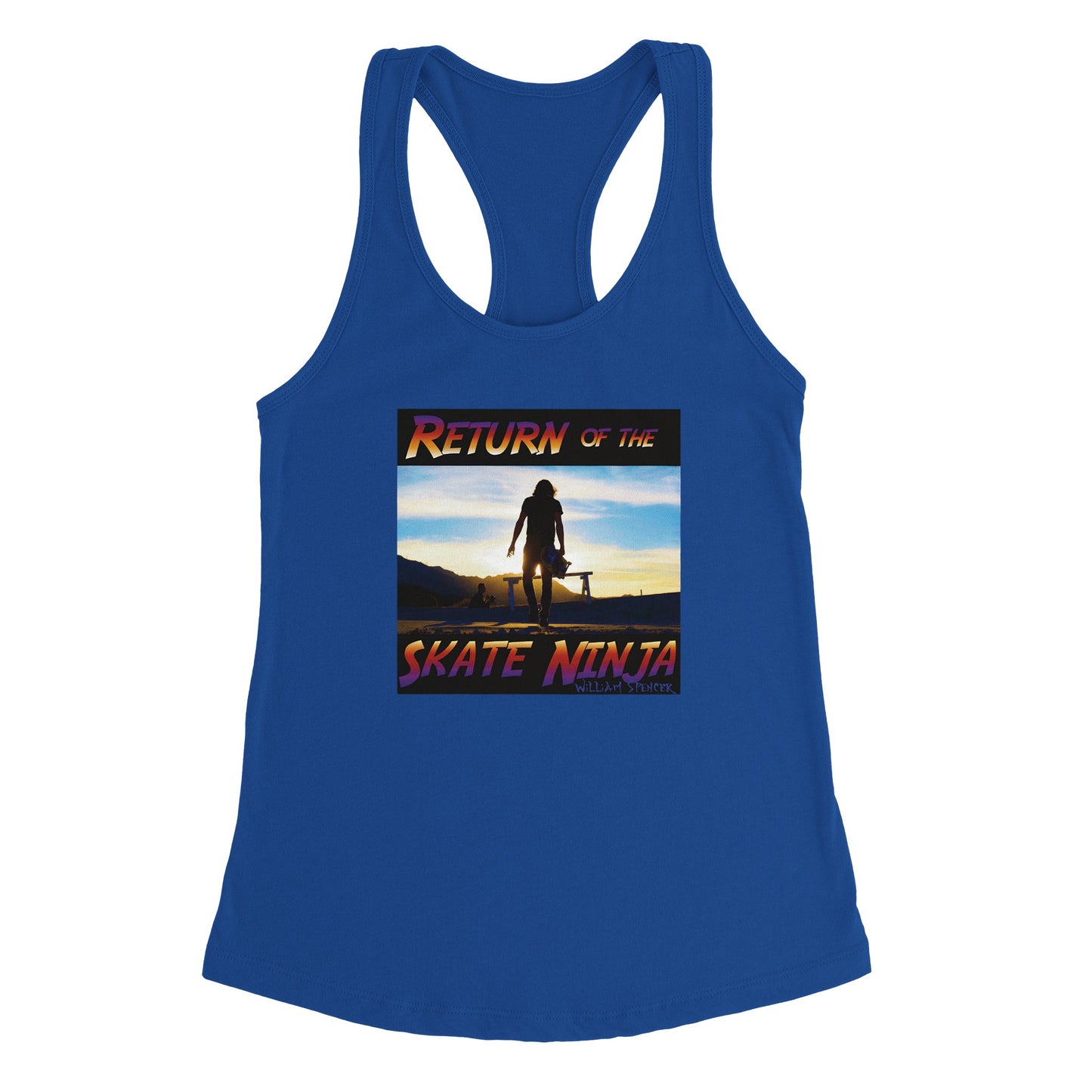 Return of the Skate Ninja - Women's Ideal Racerback Tank | Next Level 1533