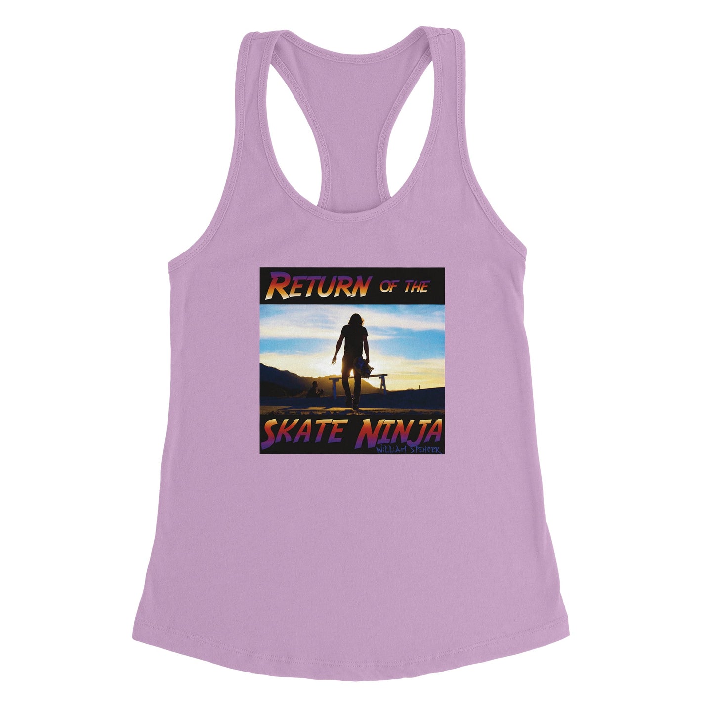 Return of the Skate Ninja - Women's Ideal Racerback Tank | Next Level 1533