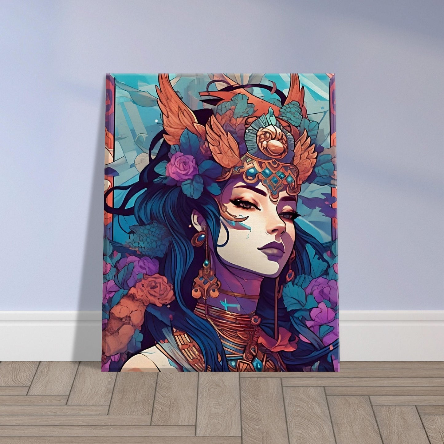 Goddess Warrior Shiva - Inspirational Canvas Wall Art