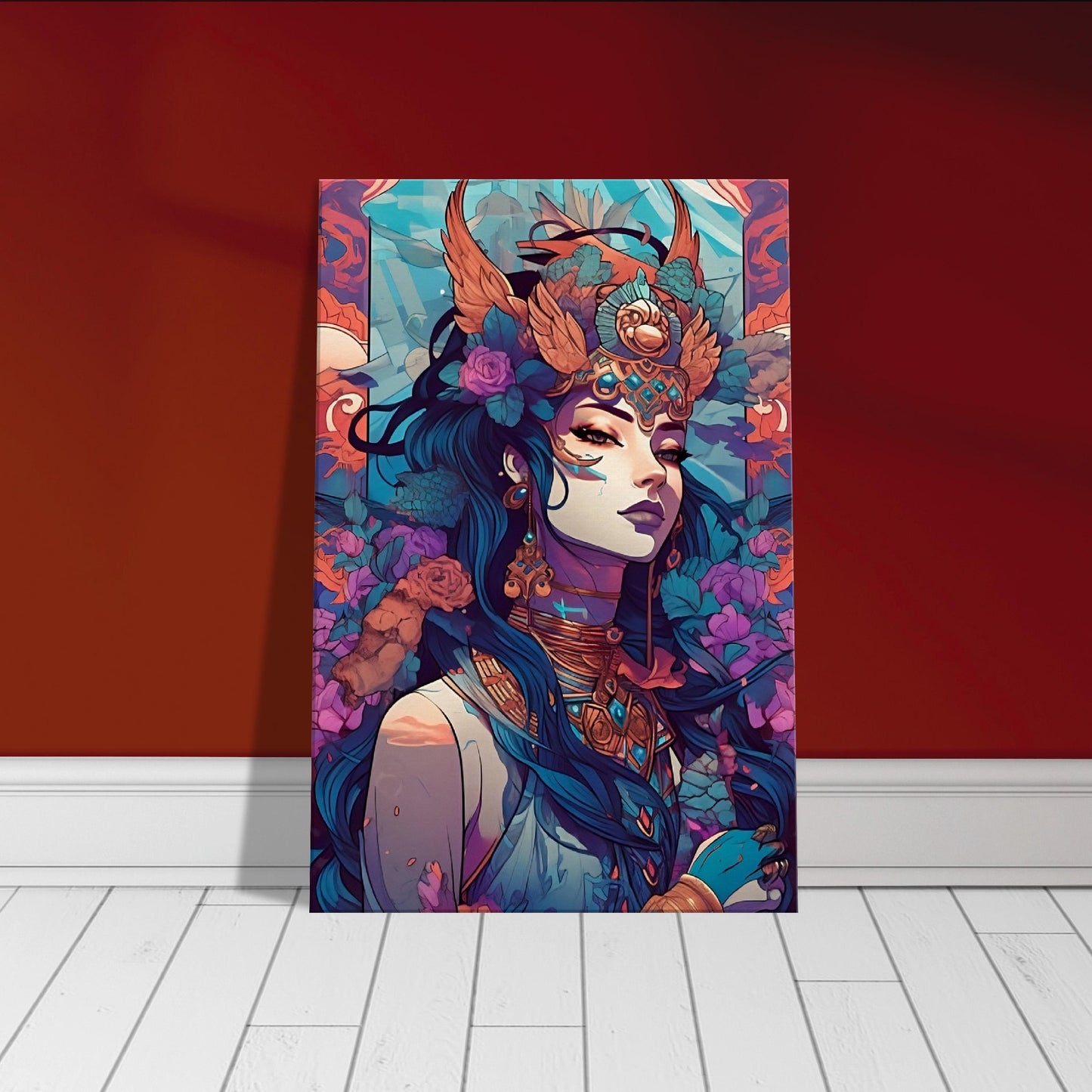 Goddess Warrior Shiva - Inspirational Canvas Wall Art