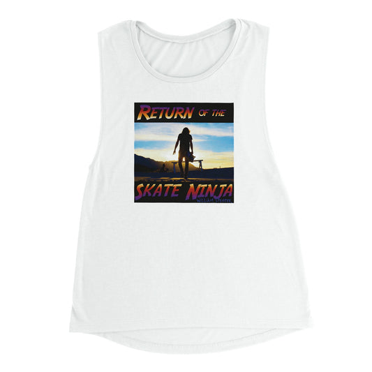 Return of the Skate Ninja - Women's Muscle Tank Top | Bella + Canvas 8803