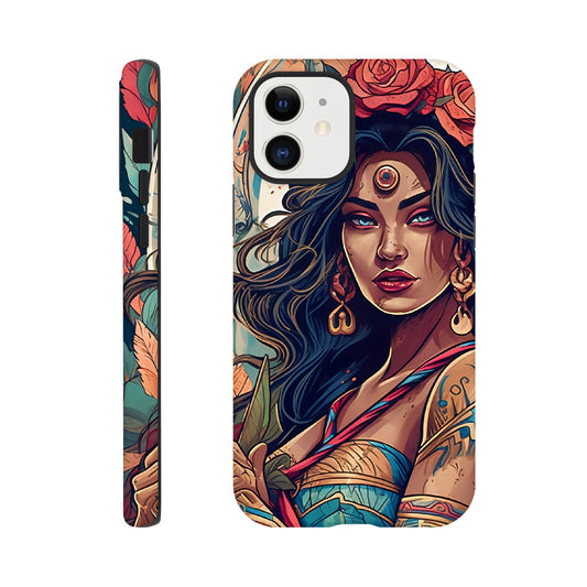 Goddess Warrior Xochil Iphone Case - Inspirational Art