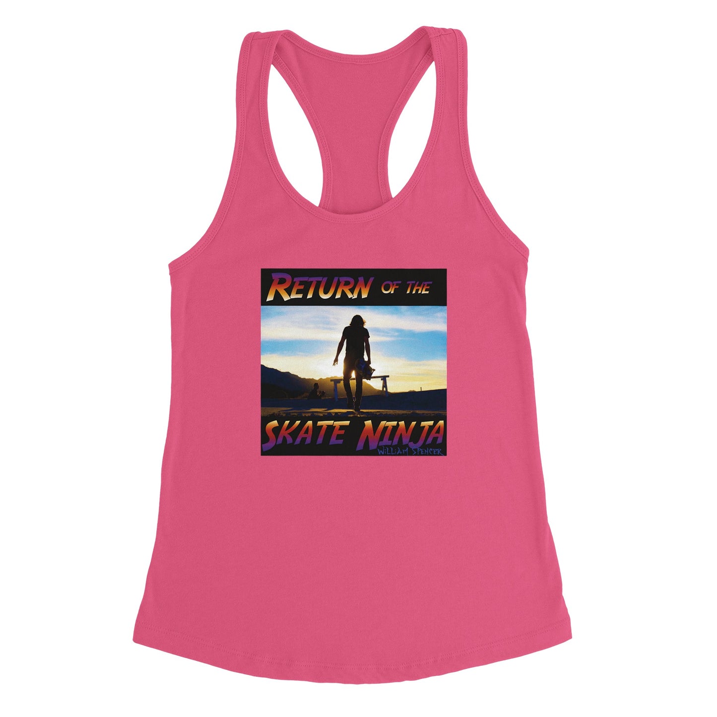 Return of the Skate Ninja - Women's Ideal Racerback Tank | Next Level 1533