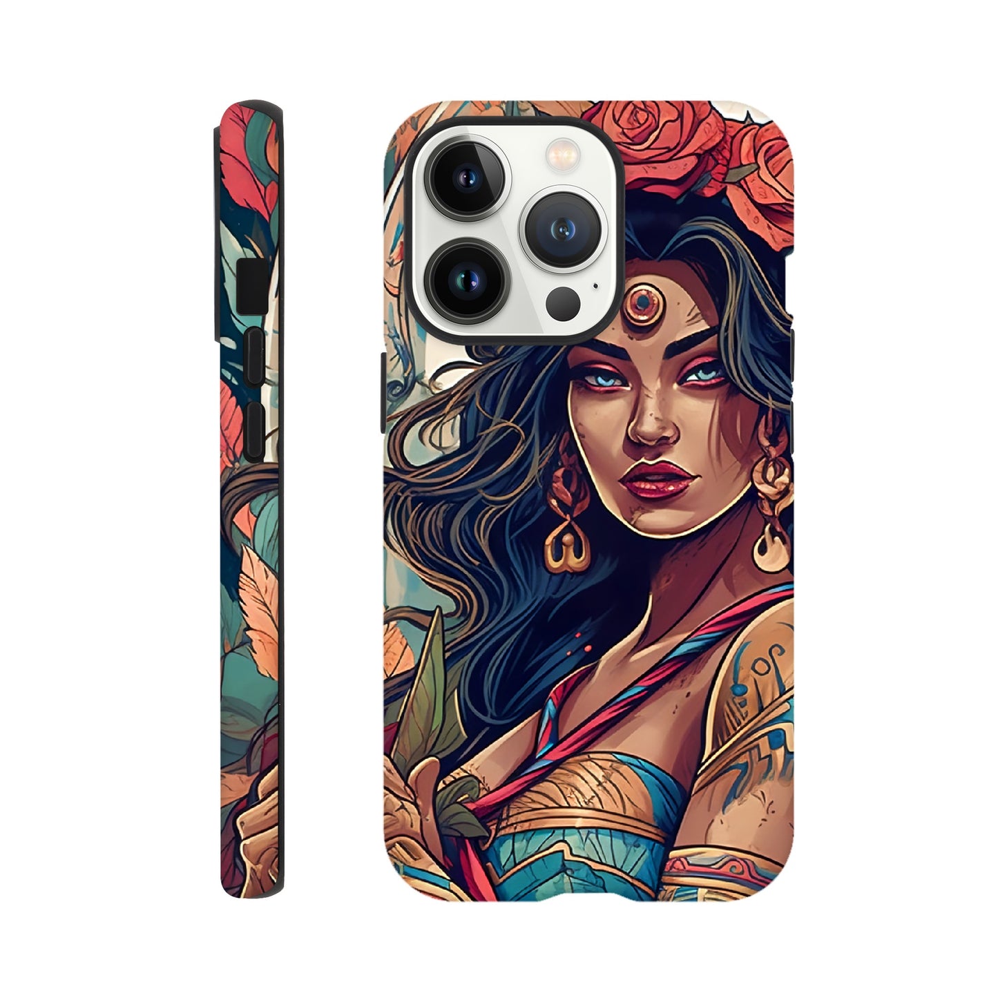 Goddess Warrior Xochil Iphone Case - Inspirational Art