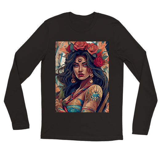 Goddess Warrior XOCHIL -  Premium Unisex Longsleeve T-shirt