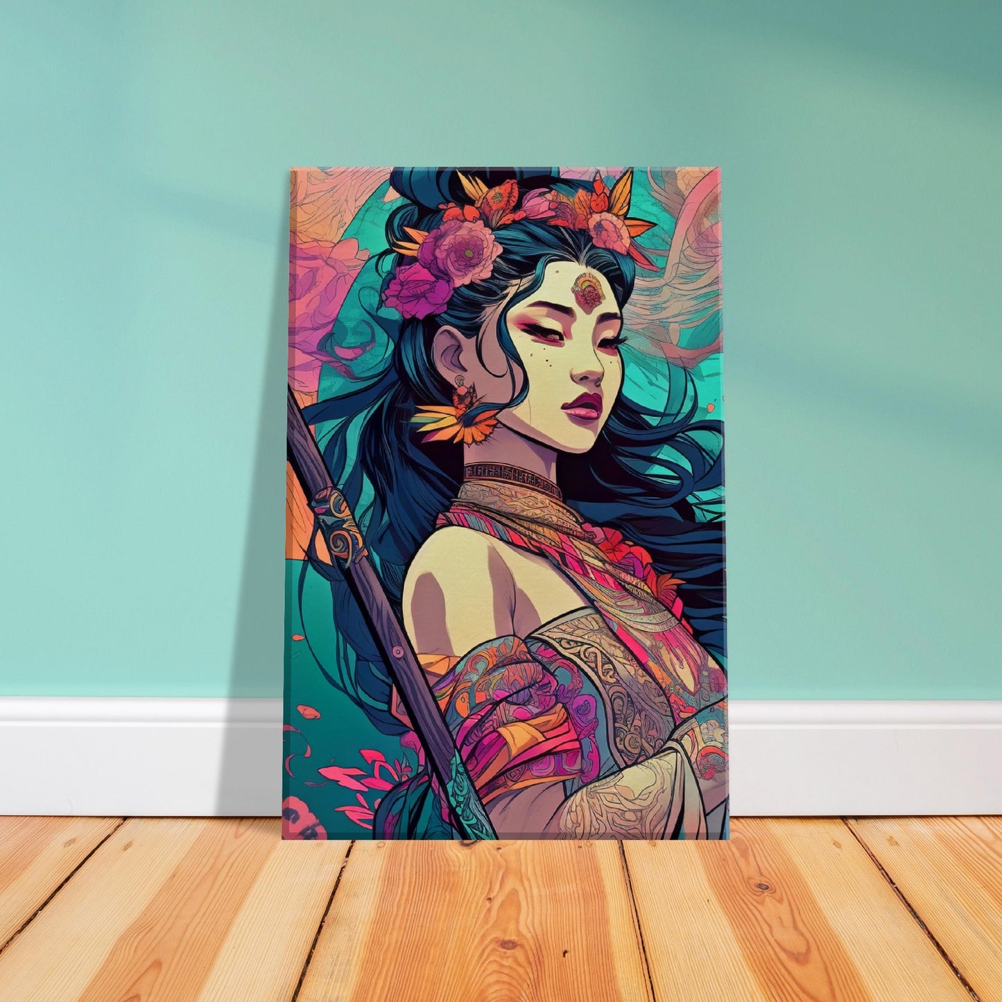 Goddess Warrior Lady Xian  - Digital Wall Art