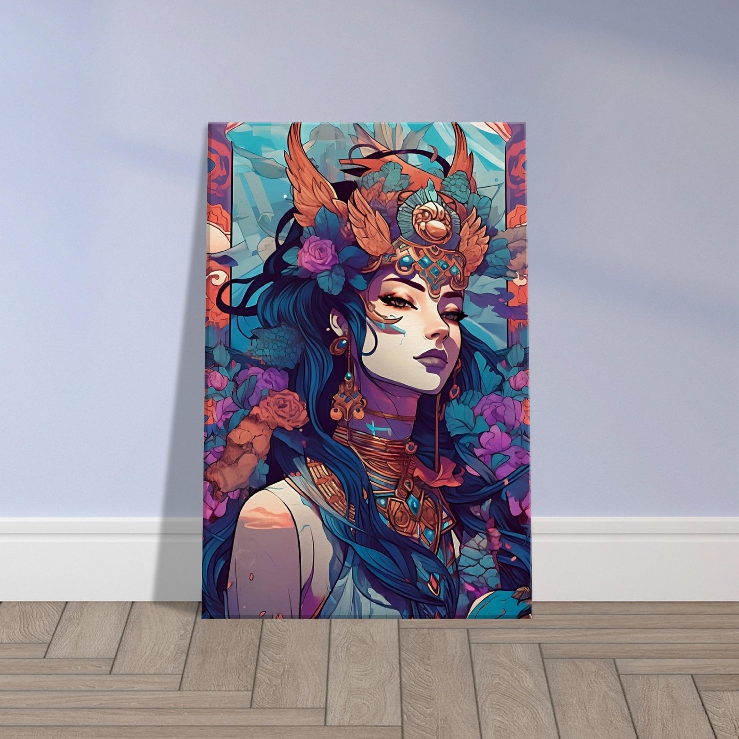 Goddess Warrior Shiva - Inspirational Canvas Wall Art