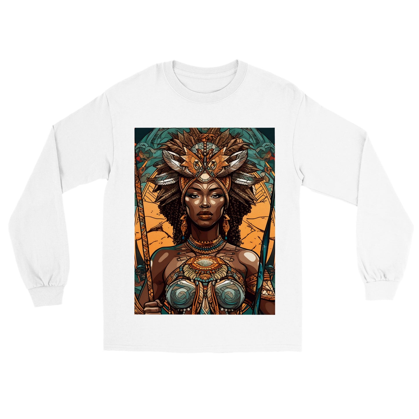 Goddess Warrior Oya  African Goddess Classic Unisex Longsleeve T-shirt