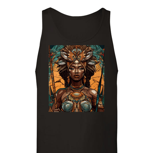 Goddess Warrior Oya Oya African Goddess  Premium Unisex Tank Top