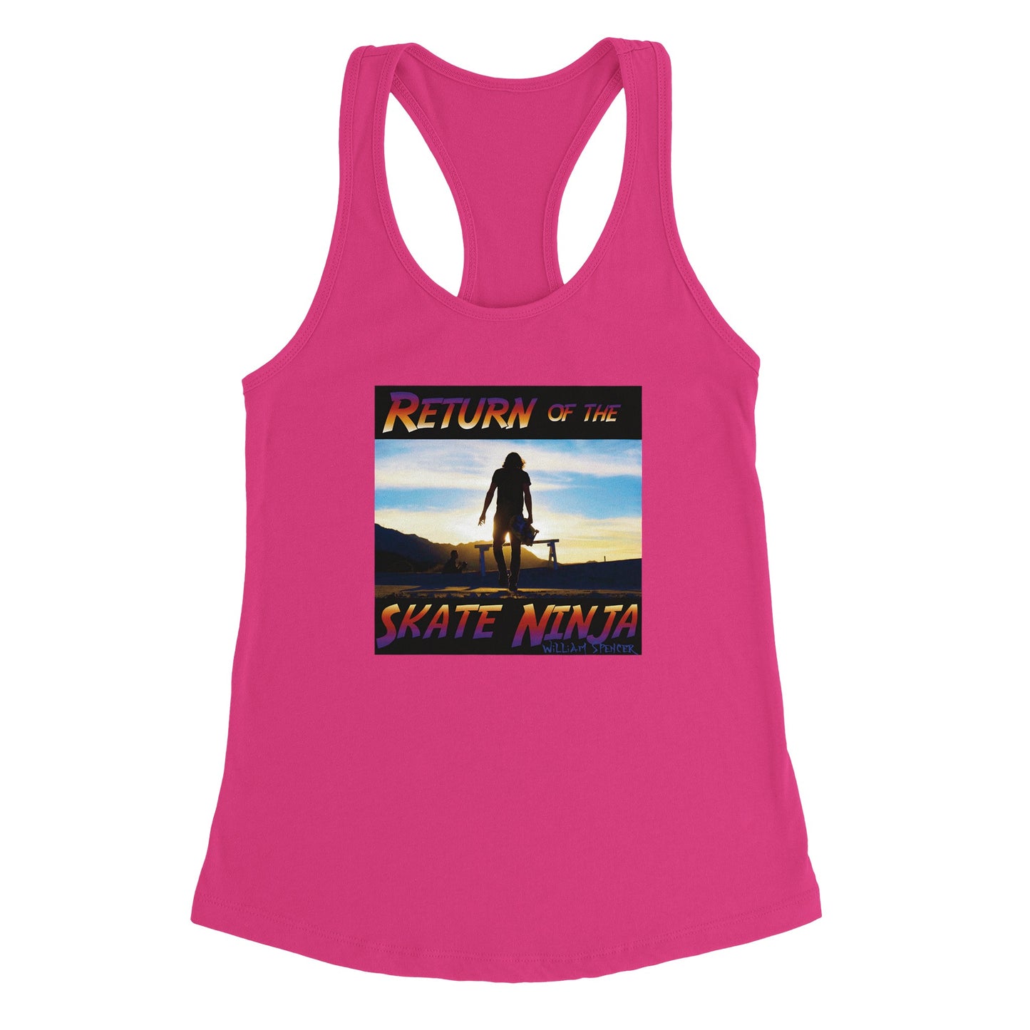 Return of the Skate Ninja - Women's Ideal Racerback Tank | Next Level 1533