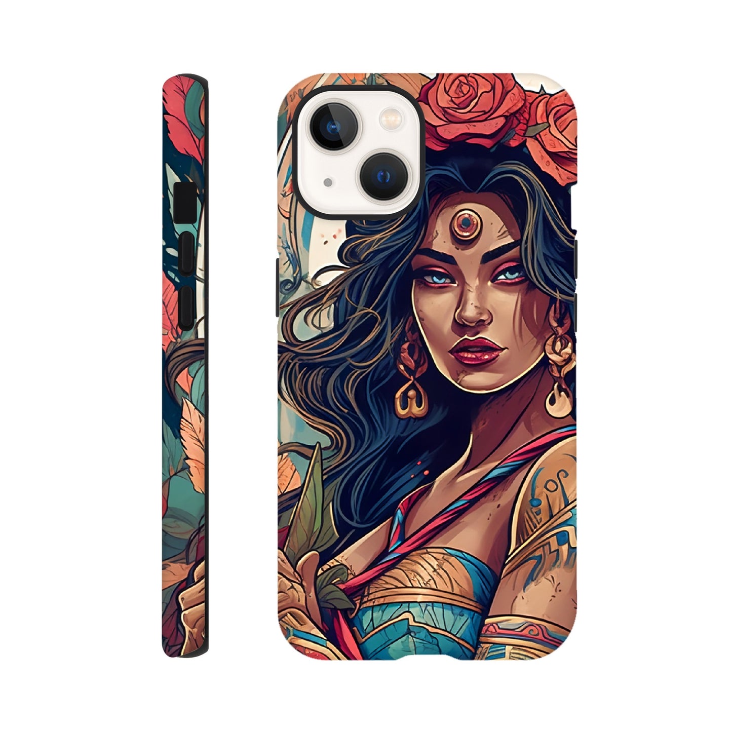 Goddess Warrior Xochil Iphone Case - Inspirational Art