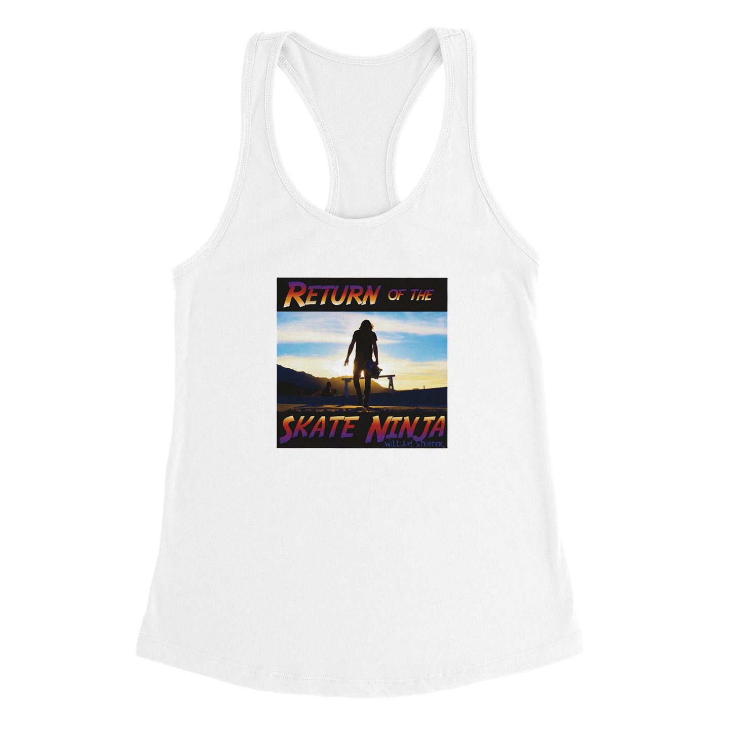 Return of the Skate Ninja -  Women's Ideal Racerback Tank | Next Level 1533