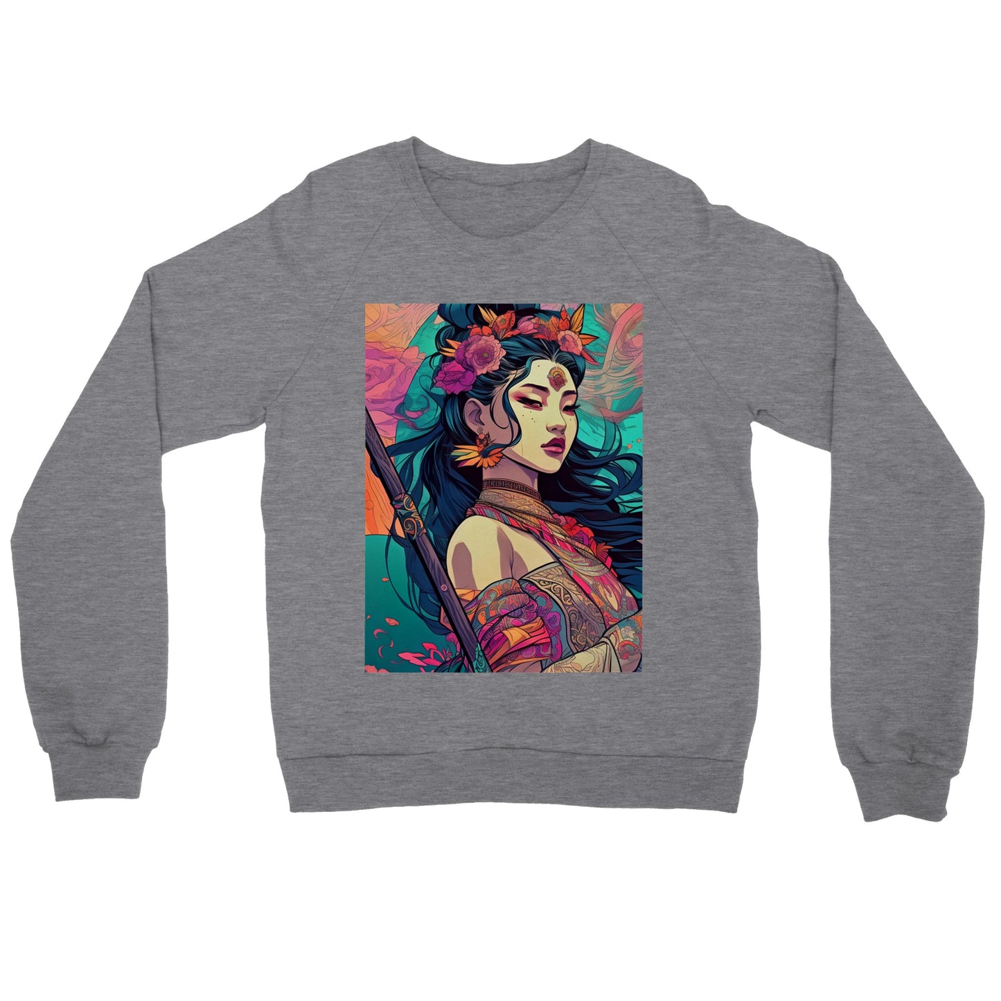 Goddess Warrior Lady Xian  -  Premium Unisex Crewneck Sweatshirt