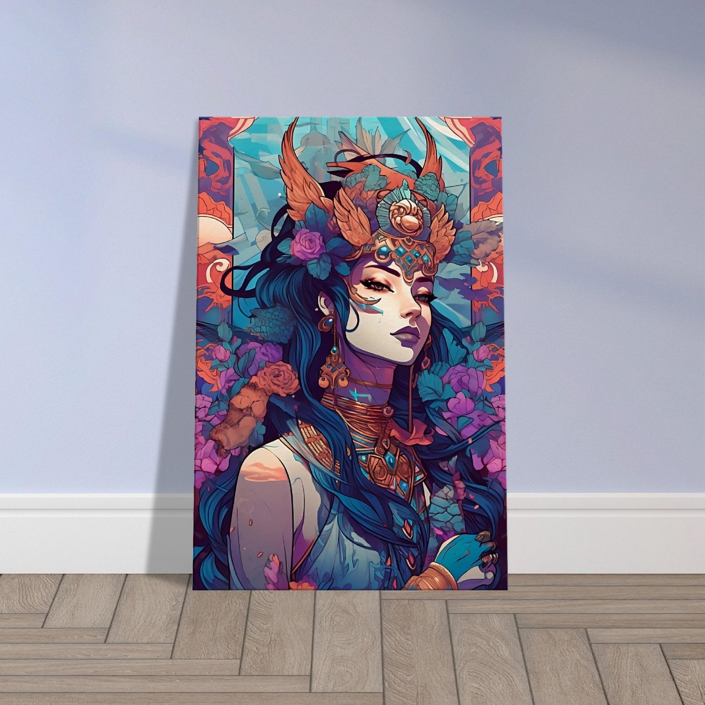 Goddess Warrior Shiva - Inspirational Canvas Wall Art