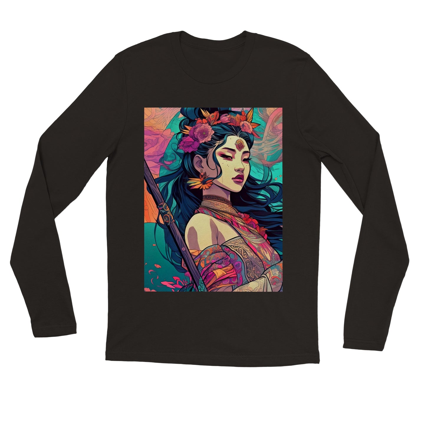 Goddess Warrior Lady Xian  - Premium Unisex Longsleeve T-shirt