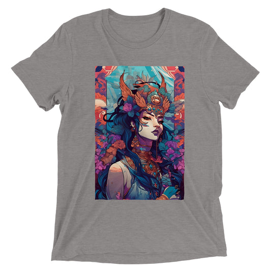 Goddess Warrior SHIVA - Triblend Unisex Crewneck T-shirt