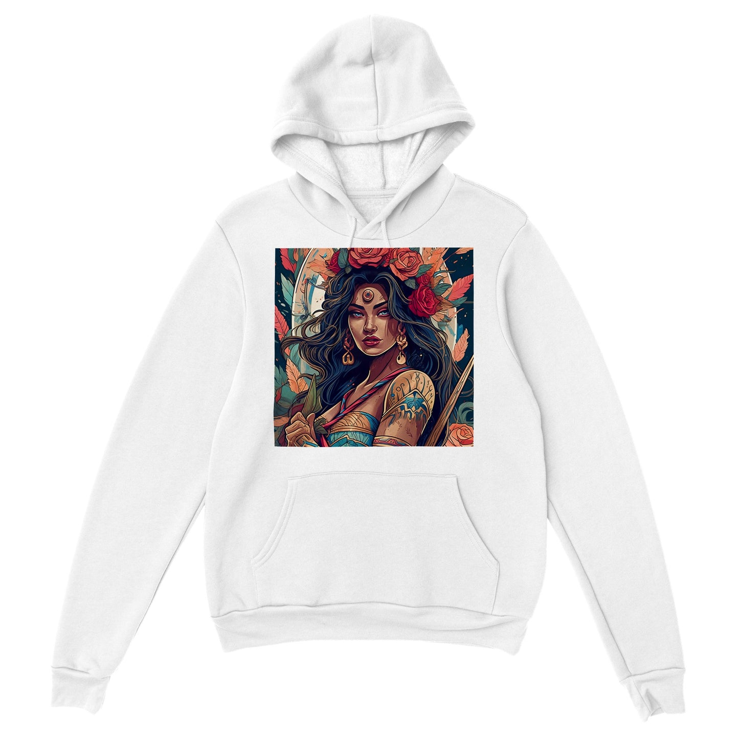 Goddess Warrior XOCHIL -  Classic Unisex Pullover Hoodie