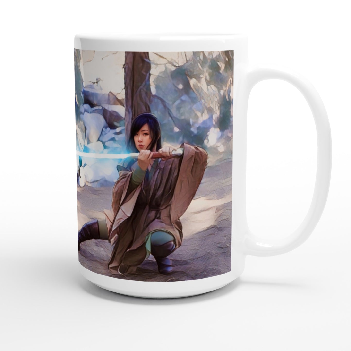 Jedi Pei Mug - 15 Oz Ceramic Mug