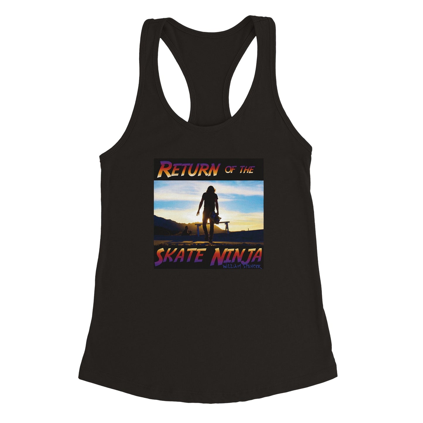 Return of the Skate Ninja - Women's Ideal Racerback Tank | Next Level 1533