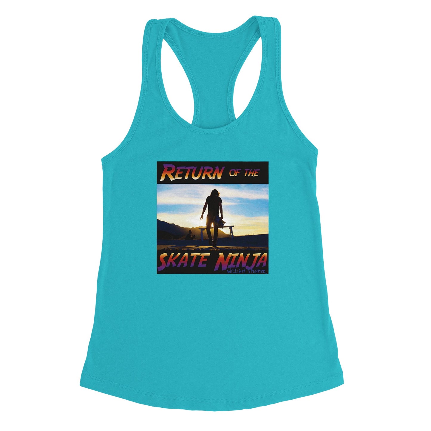 Return of the Skate Ninja - Women's Ideal Racerback Tank | Next Level 1533