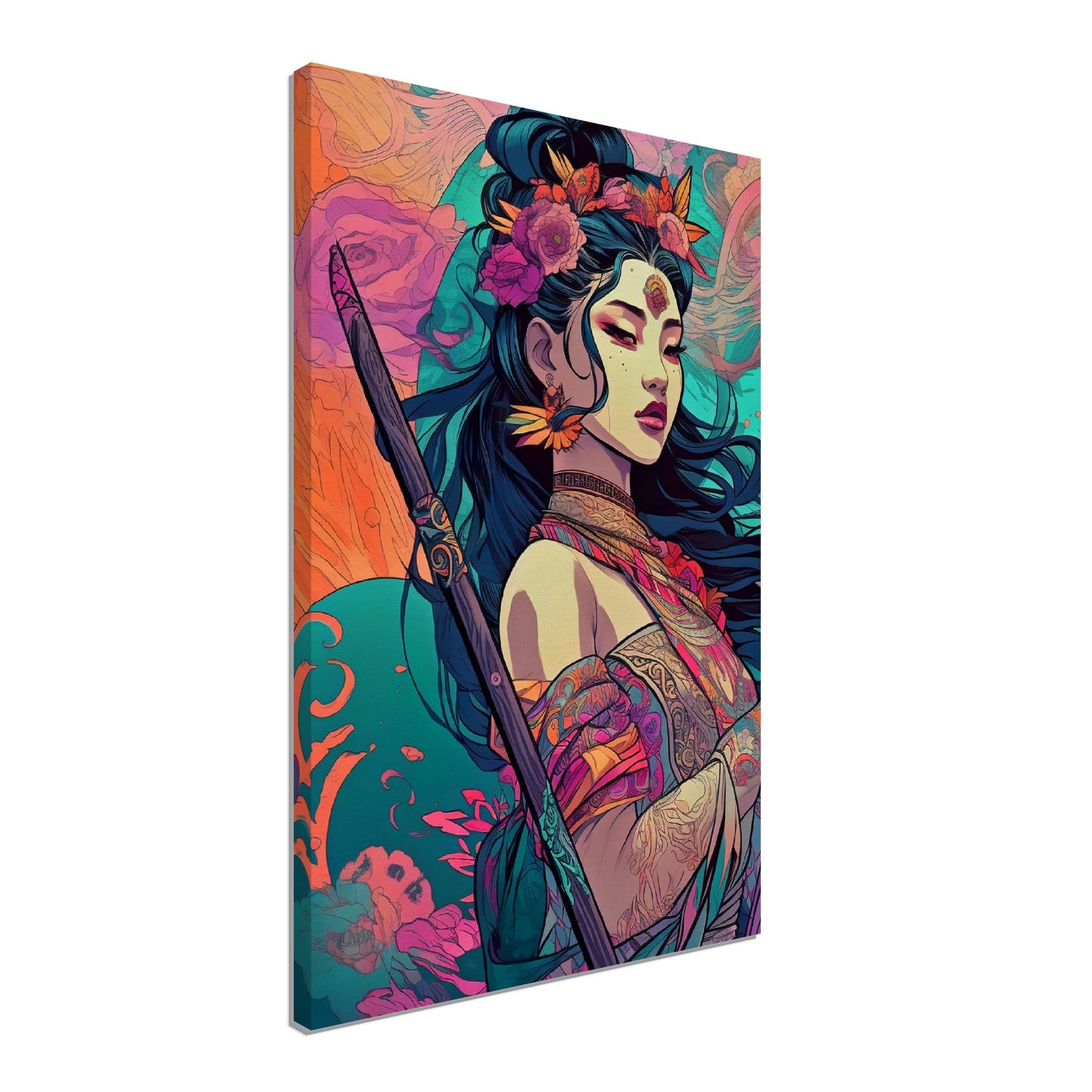 Goddess Warrior Lady Xian  - Digital Wall Art