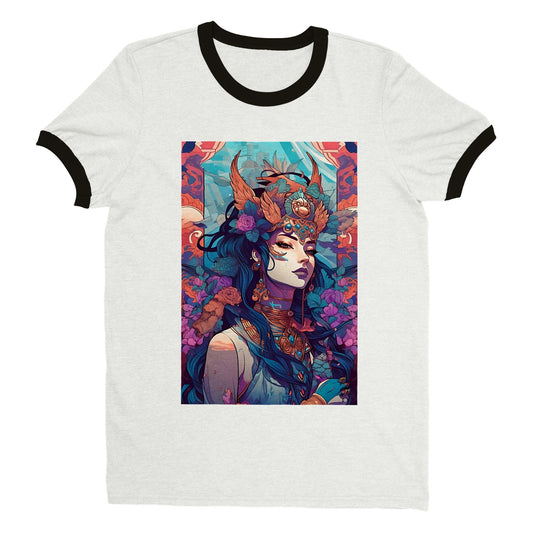 Goddess Warrior SHIVA -  Unisex Ringer T-shirt