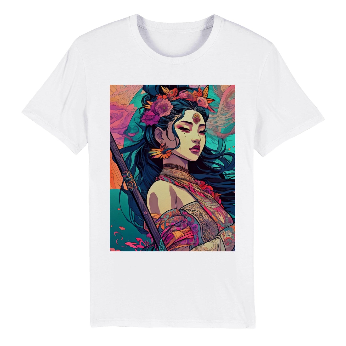 Goddess Warrior Lady Xian  - Organic Unisex Crewneck T-shirt