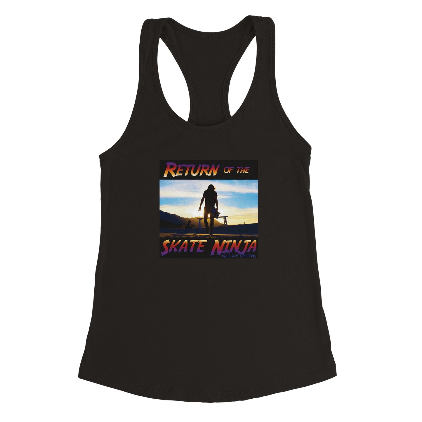 Return of the Skate Ninja -  Women's Ideal Racerback Tank | Next Level 1533