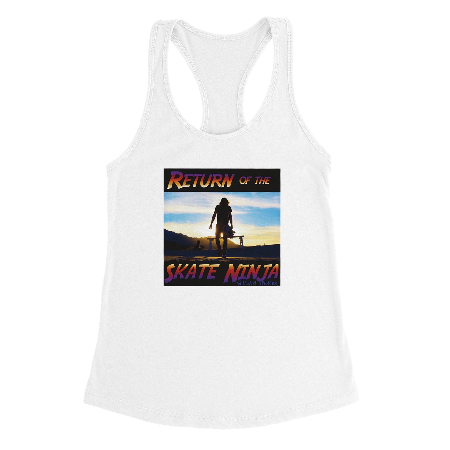 Return of the Skate Ninja - Women's Ideal Racerback Tank | Next Level 1533