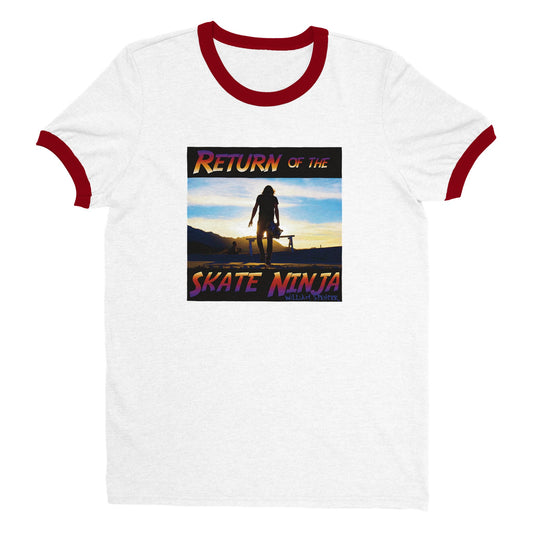 Return of the Skate Ninja - Unisex Ringer T-shirt