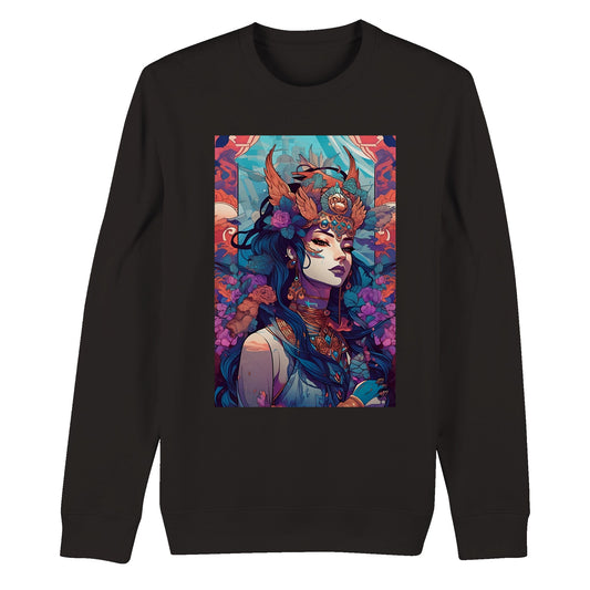 Goddess Warrior SHIVA - Organic Unisex Crewneck Sweatshirt