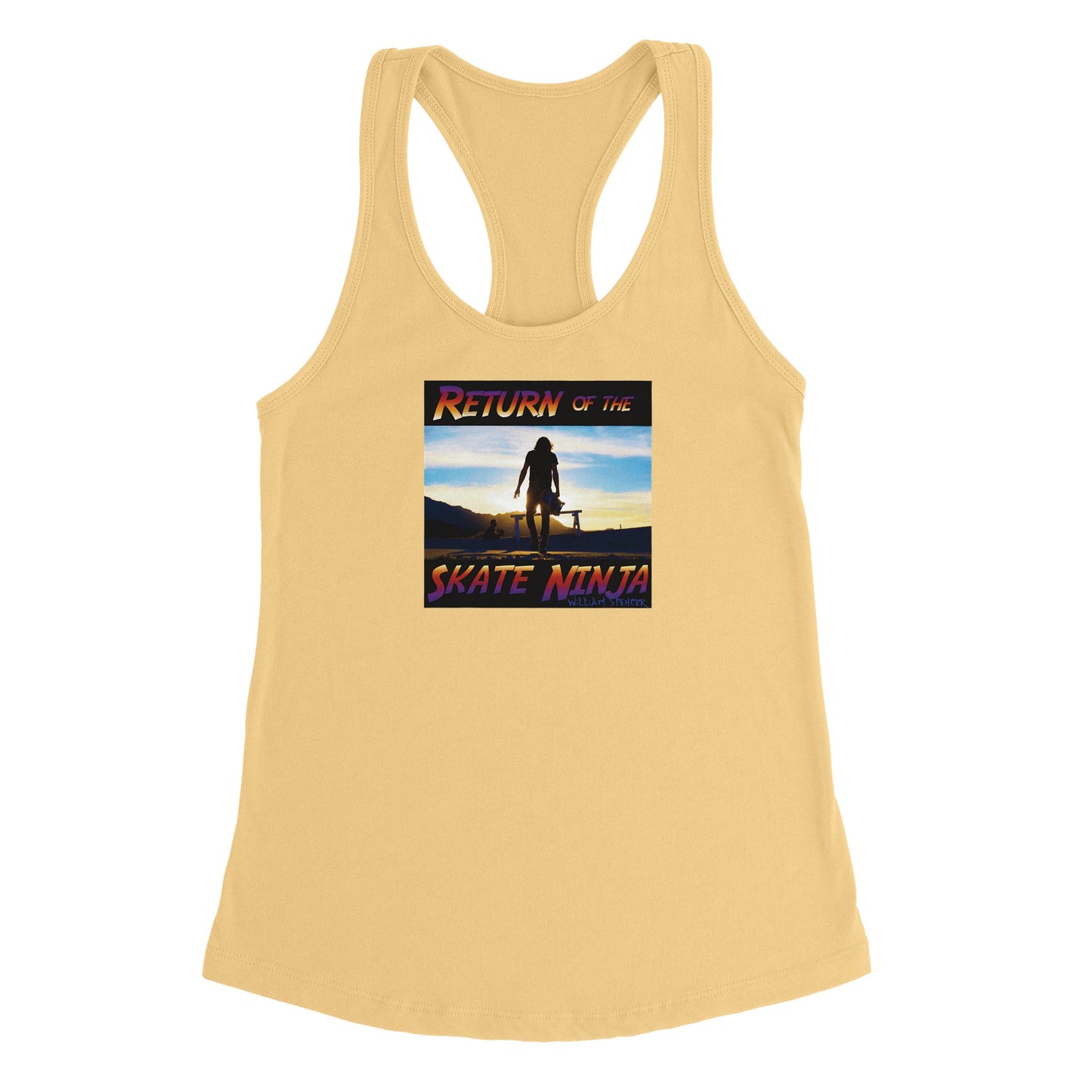 Return of the Skate Ninja -  Women's Ideal Racerback Tank | Next Level 1533