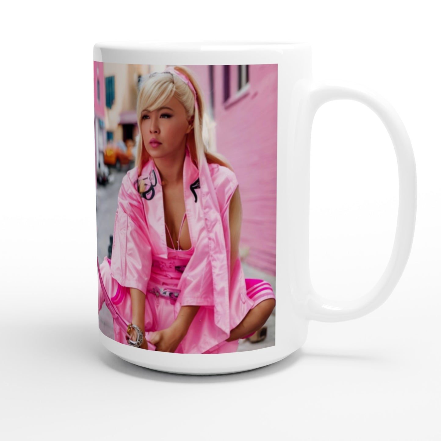 I am a GODDESS WARRIOR - PINK SAMURAI  Ceramic 15oz mug