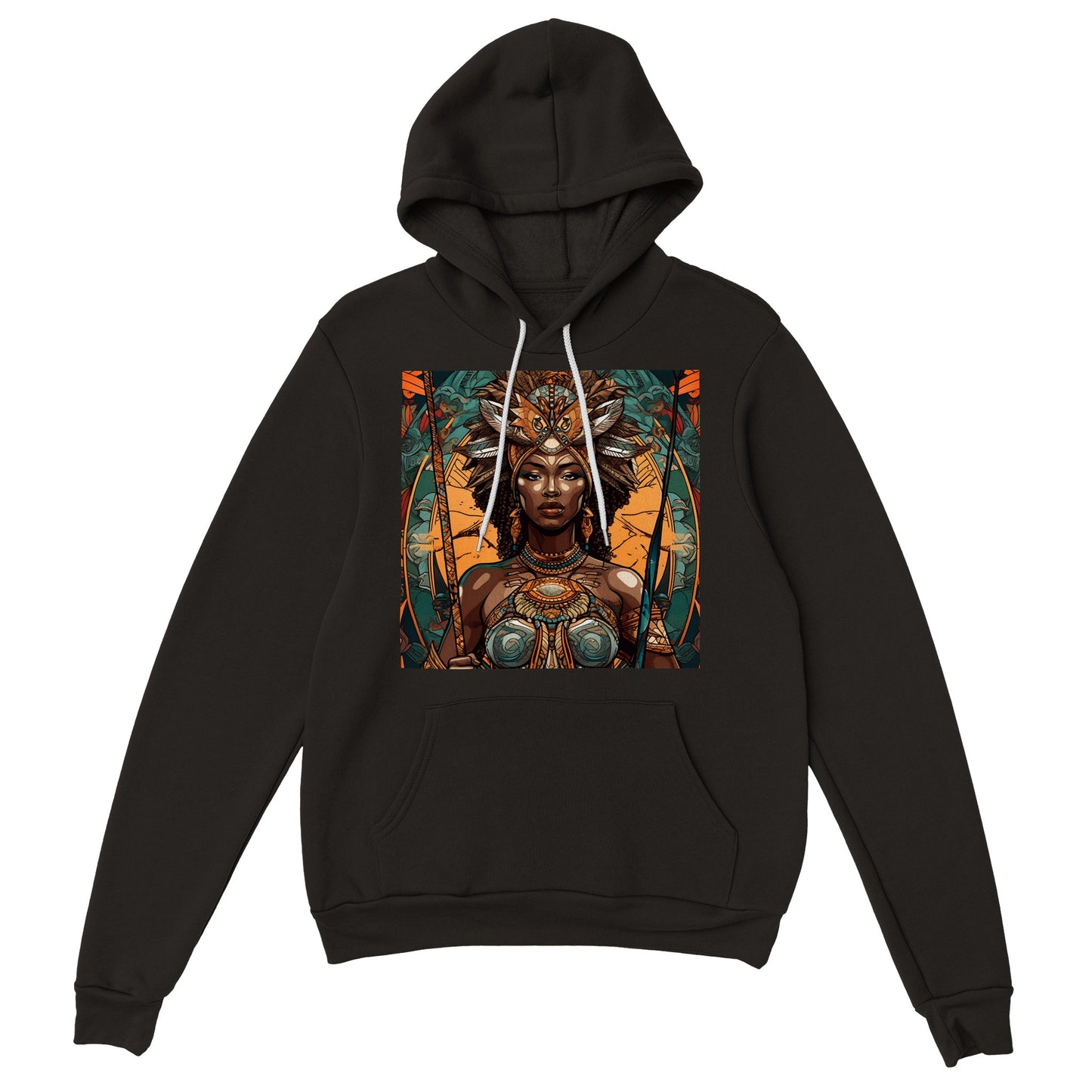 Goddess Warrior Oya African Goddess - Premium Womens Pullover Hoodie