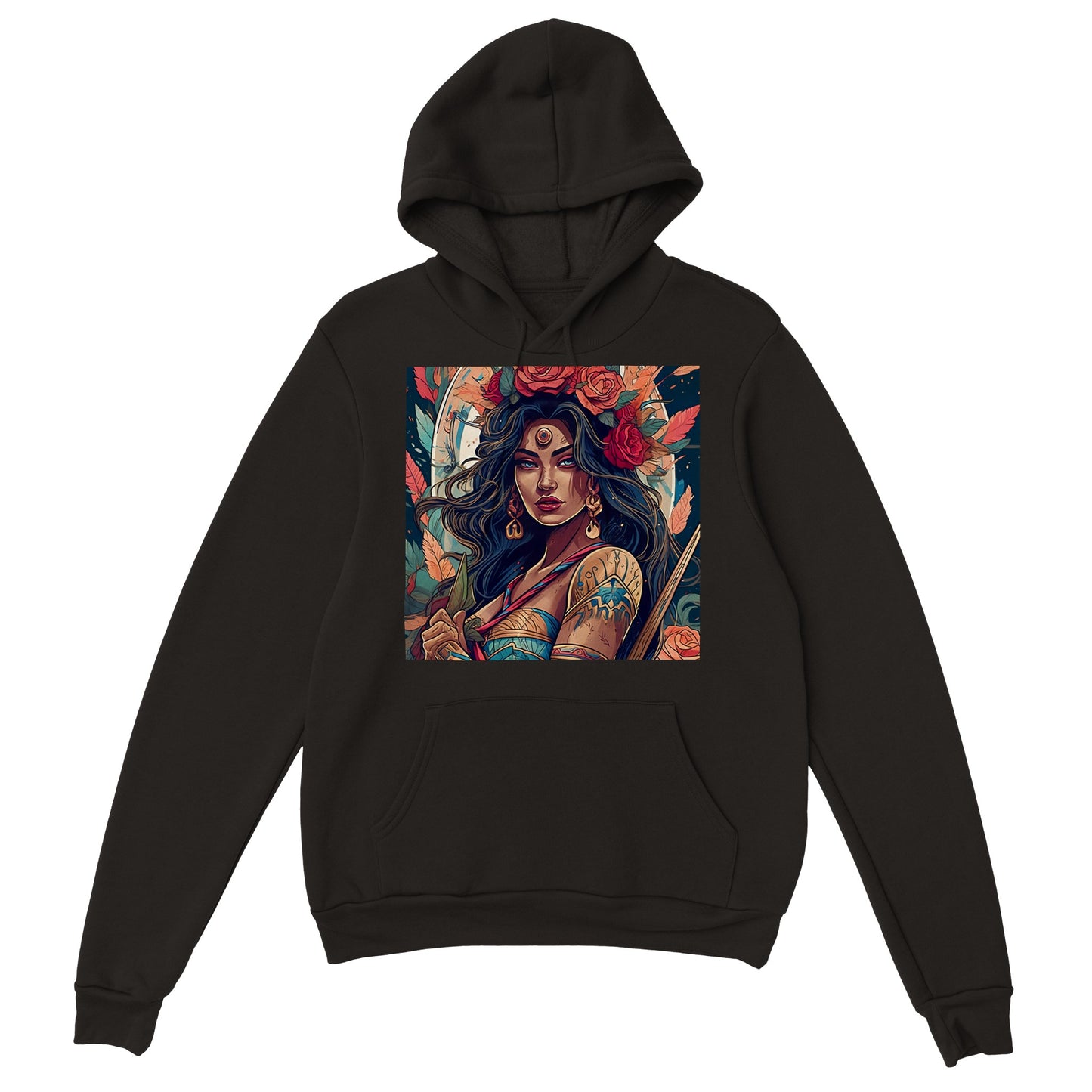 Goddess Warrior XOCHIL -  Classic Unisex Pullover Hoodie