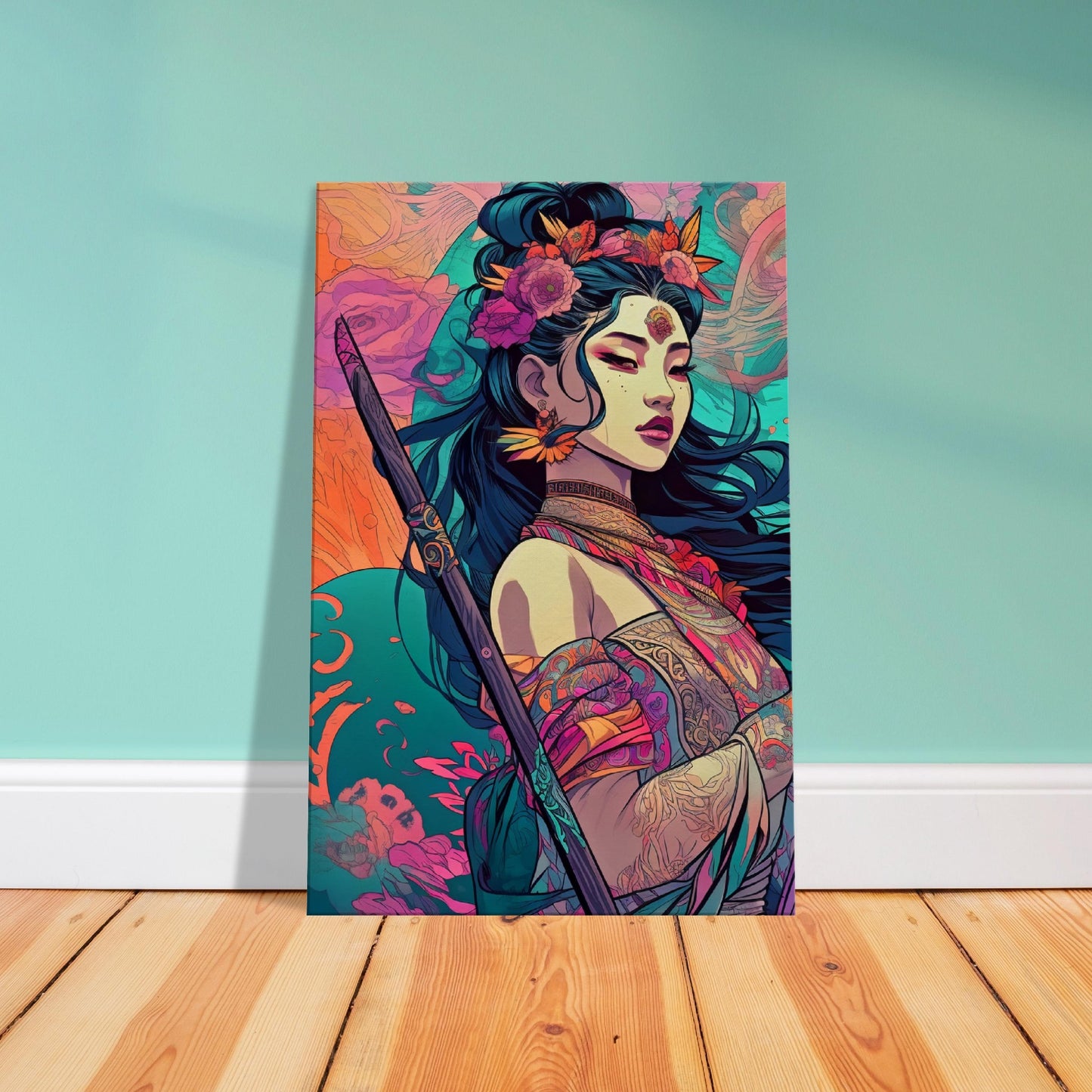 Goddess Warrior Lady Xian  - Digital Wall Art