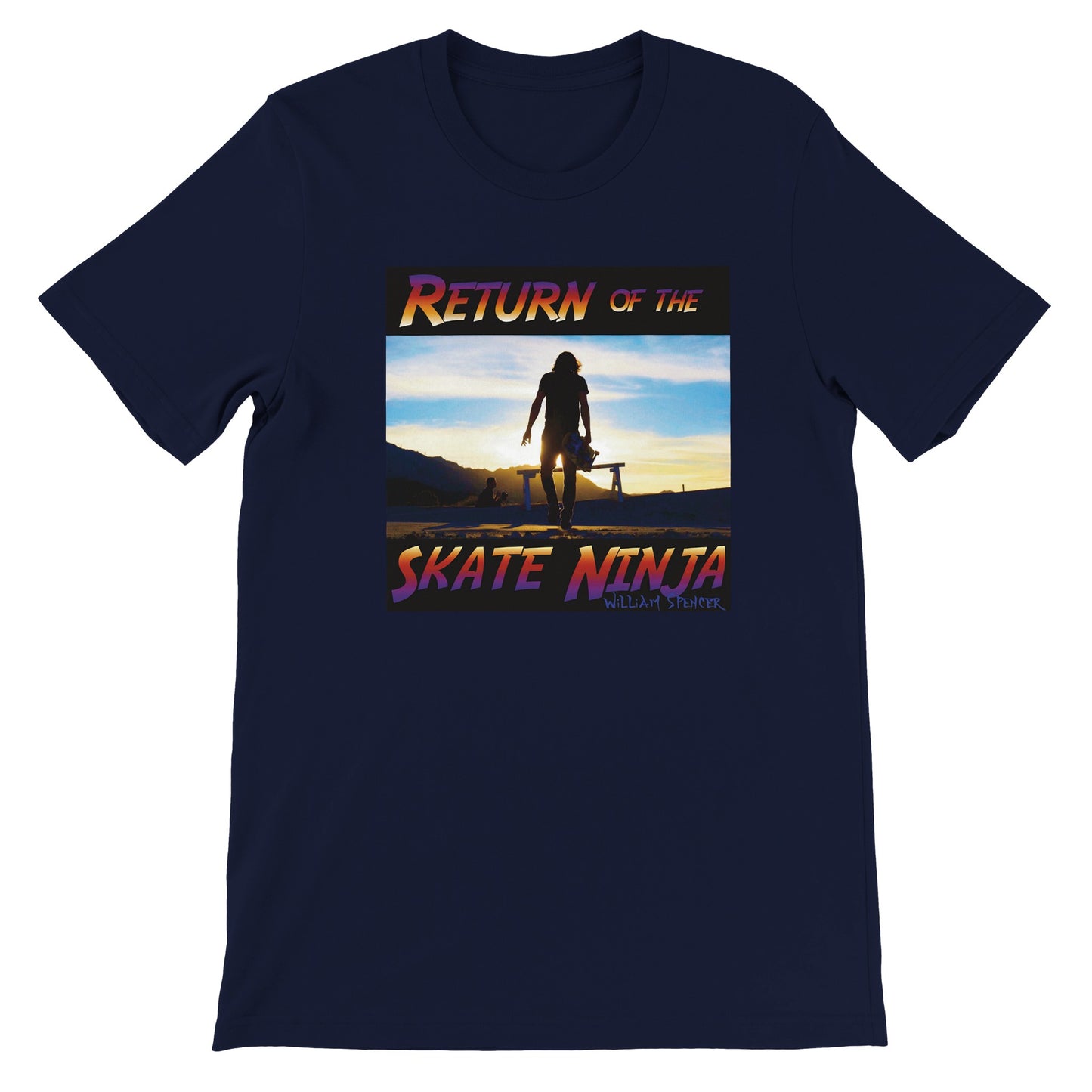 Return of the Skate Ninja - Premium Unisex Crewneck T-shirt