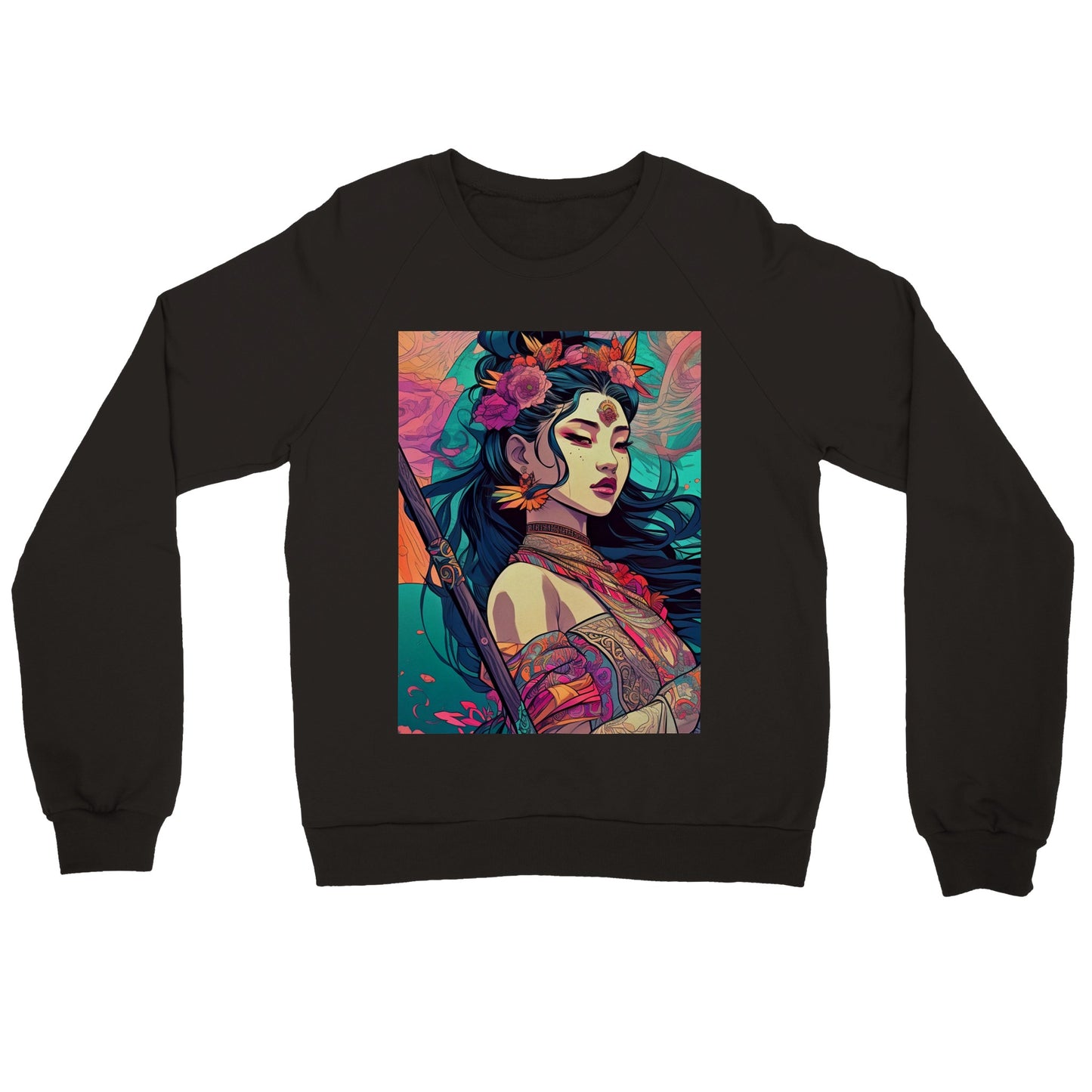 Goddess Warrior Lady Xian  -  Premium Unisex Crewneck Sweatshirt