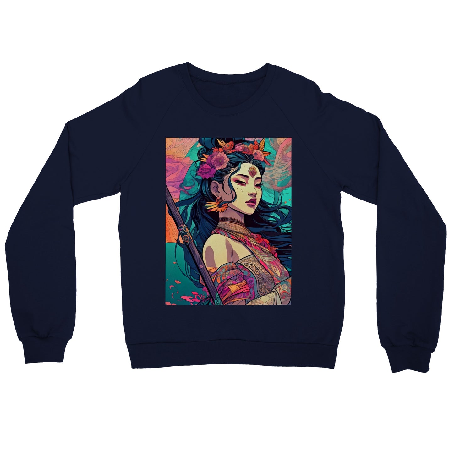 Goddess Warrior Lady Xian  -  Premium Unisex Crewneck Sweatshirt